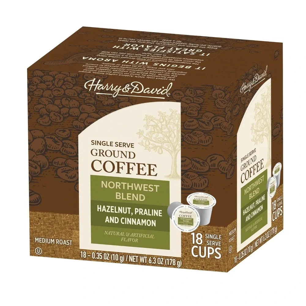 2-Pack Harry & David VANILLA CREME BRULEE 100% ARABICA SINGLE SERVE 18 ct K-cups